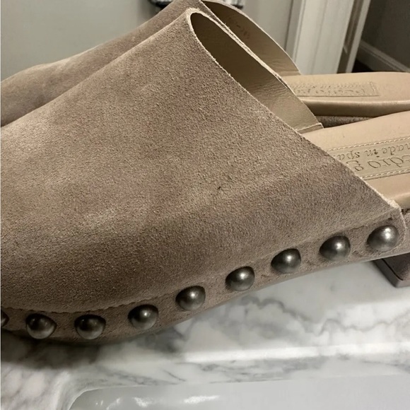 Pedro Garcia Nain Clog Peep Toe Clog in Desert Castoro Size 38.5 - Picture 5 of 6